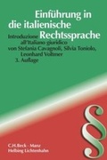 Cover: Einf&uuml;hrung in die italienische Rechtssprache - Helbing & Lichtenhahn