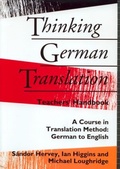 Cover: Thinking German Translation Teacher Handbook - Routledge