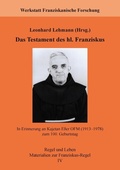 Cover: Das Testament des hl. Franziskus - BoD - Books on Demand