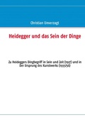 Cover: Heidegger und das Sein der Dinge - BoD - Books on Demand