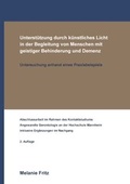 Cover: Unterst&uuml;tzung durch k&uuml;nstliches Licht in der Begleitung von Menschen mit geistiger Behinderung und Demenz - BoD - Books on Demand