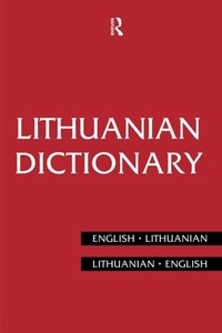 Abbildung von: Lithuanian Dictionary - Routledge