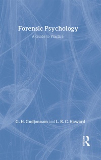 Abbildung von: Forensic Psychology - Routledge