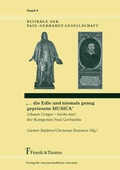 Cover: ". die Edle und niemals genug gepriesene MUSICA" - Frank & Timme