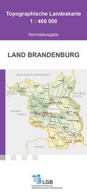 Abbildung von: Topographische Landeskarte 1:400000, Land Brandenburg - Landesvermessung und Geobasisinformation Brandenburg