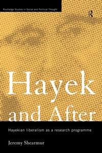 Enlarge image Cover: Hayek and After - Routledge