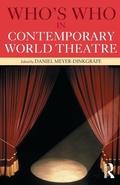 Cover: Who's Who in Contemporary World Theatre - Routledge