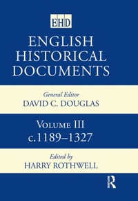 Enlarge image Cover: English Historical Documents - Routledge