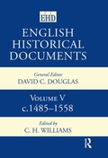Cover: English Historical Documents - Routledge