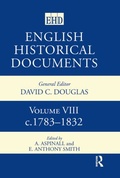 Cover: English Historical Documents - Routledge