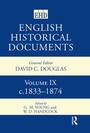 Cover: English Historical Documents - Routledge