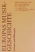 Cover: Europas Musikgeschichte - Grenzen und &Ouml;ffnungen - B&auml;renreiter
