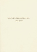 Cover: Mozart-Bibliographie / Mozart-Bibliographie - B&auml;renreiter