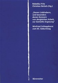 Abbildung von: Denen Liebhabern, und besonders denen Kennern von dergleichen Arbeit, zur Gemüths Ergezung - Bärenreiter