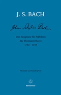 Cover: Vier Zeugnisse f&uuml;r Pr&auml;fekten des Thomanerchores 1743-1749 - B&auml;renreiter