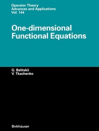 Abbildung von: One-dimensional Functional Equations - Birkhäuser