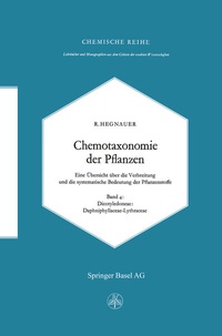 Abbildung von: Chemotaxonomie der Pflanzen - Birkhäuser