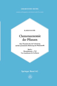 Abbildung von: Chemotaxonomie der Pflanzen - Birkhäuser