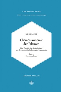 Abbildung von: Chemotaxonomie der Pflanzen - Birkhäuser