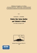 Cover: Studien &uuml;ber heisse Quellen und Tektonik in Island - Birkh&auml;user