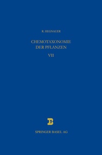 Abbildung von: Chemotaxonomie der Pflanzen - Birkhäuser