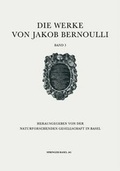 Cover: Die Werke Von Jakob Bernoulli - Birkhauser