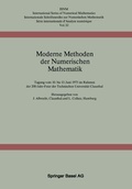 Cover: Moderne Methoden der Numerischen Mathematik - Birkh&auml;user