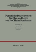 Cover: Numerische Prozeduren - Birkh&auml;user