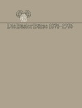 Cover: Die Basler B&ouml;rse 1876-1976 - Birkh&auml;user