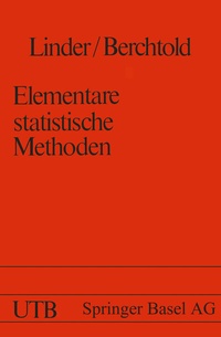 Enlarge image Cover: Elementare statistische Methoden - Birkhäuser