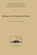 Cover: Beitr&auml;ge zur Petrographie Islands - Birkh&auml;user