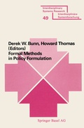 Cover: Formal Methods in Policy Formulation - Birkh&auml;user