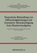 Cover: Numerische Behandlung von Differentialgleichungen mit besonderer Ber&uuml;cksichtigung freier Randwertaufgaben - Birkh&auml;user