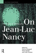 Cover: On Jean-Luc Nancy - Routledge