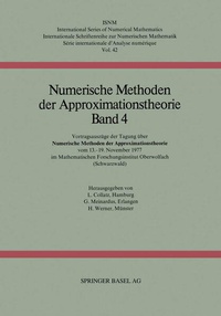 Enlarge image Cover: Numerische Methoden der Approximationstheorie - Birkhäuser