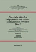 Cover: Numerische Methoden bei graphentheoretischen und kombinatorischen Problemen - Birkh&auml;user