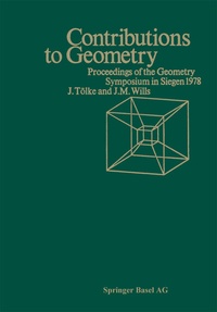 Enlarge image Cover: Contributions to Geometry - Birkhäuser
