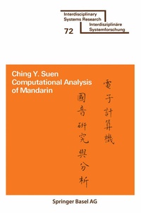 Abbildung von: Computational Analysis of Mandarin - Birkhäuser