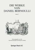 Cover: Die Werke Von Daniel Bernoulli - Birkhauser