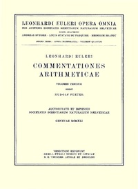 Abbildung von: Commentationes arithmeticae 2nd part - Birkhäuser