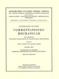 Cover: Commentationes mechanicae ad theoriam motus punctorum pertinentes 2nd part - Birkh&auml;user