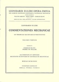 Cover: Commentationes mechanicae et astronomicae ad scientiam navalem pertinentes 2nd part - Birkh&auml;user