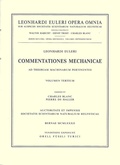 Cover: Commentationes mechanicae et astronomicae ad physicam pertinentes - Birkh&auml;user