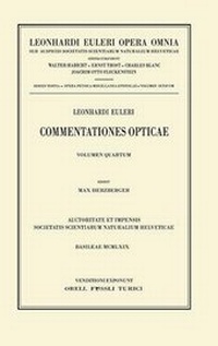 Abbildung von: Commentationes opticae 4th part - Birkhäuser