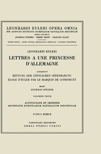 Abbildung von: Lettres a une princesse d'Allemagne 2nd part - Birkhäuser