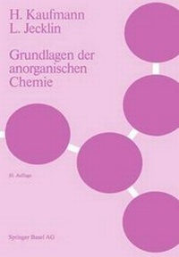 Bild: Grundlagen der anorganischen Chemie - Birkhäuser Verlag GmbH