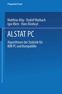 Enlarge image Cover: ALSTAT PC - Birkhäuser