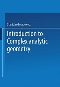 Abbildung von: Introduction to Complex Analytic Geometry - Birkhäuser