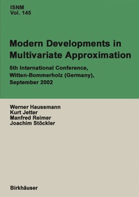 Abbildung von: Modern Developments in Multivariate Approximation - Birkhäuser