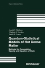 Cover: Quantum-Statistical Models of Hot Dense Matter - Birkhäuser